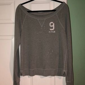 Abercrombie and Fitch gray sweater